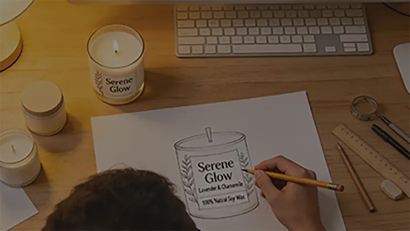 Video cover custom fragrance sketch