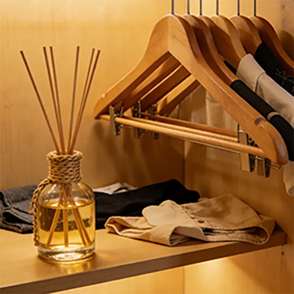 Fitting room scene