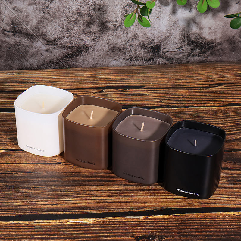 Luxury Custom Soy Scented Candle In Glass Jar