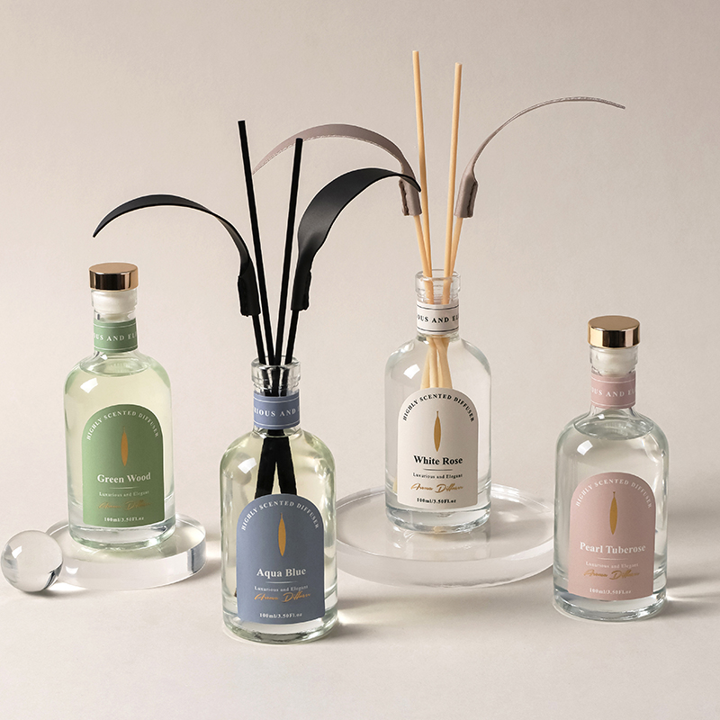 Luxurious 100ml Glass Bottle Reed Diffuser Home Fragrance