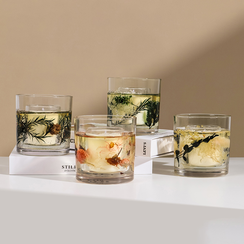160g Double-Wall Botanical Gel Wax Candle