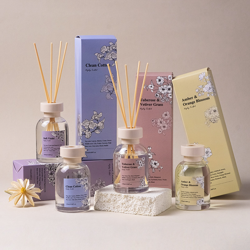 Private Label Luxury Glass Reed Diffuser 120ml