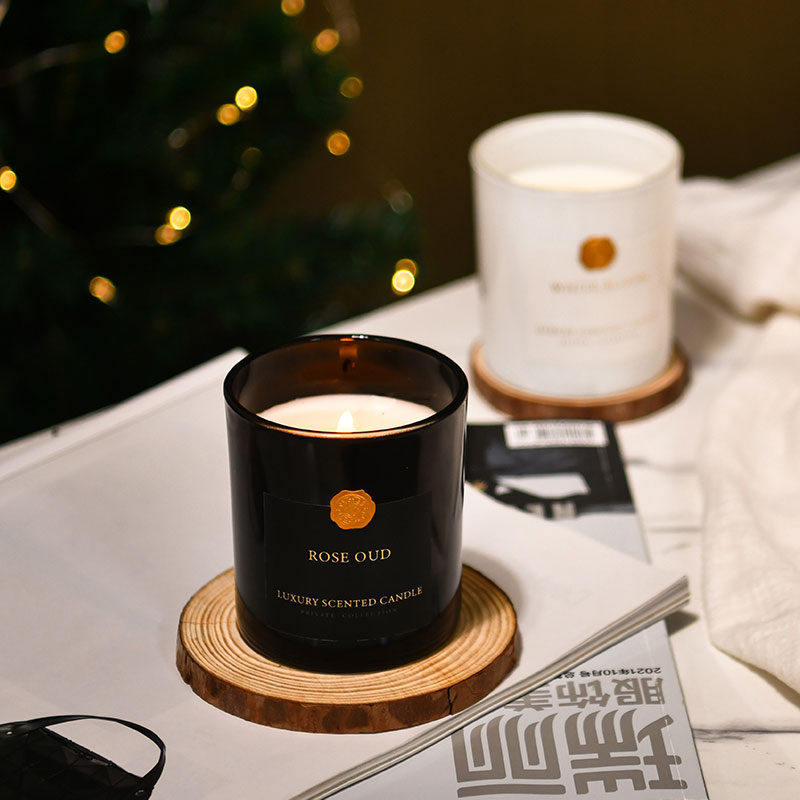 Luxury Soy Scented Candle Glass Jar Wholesale Private Label